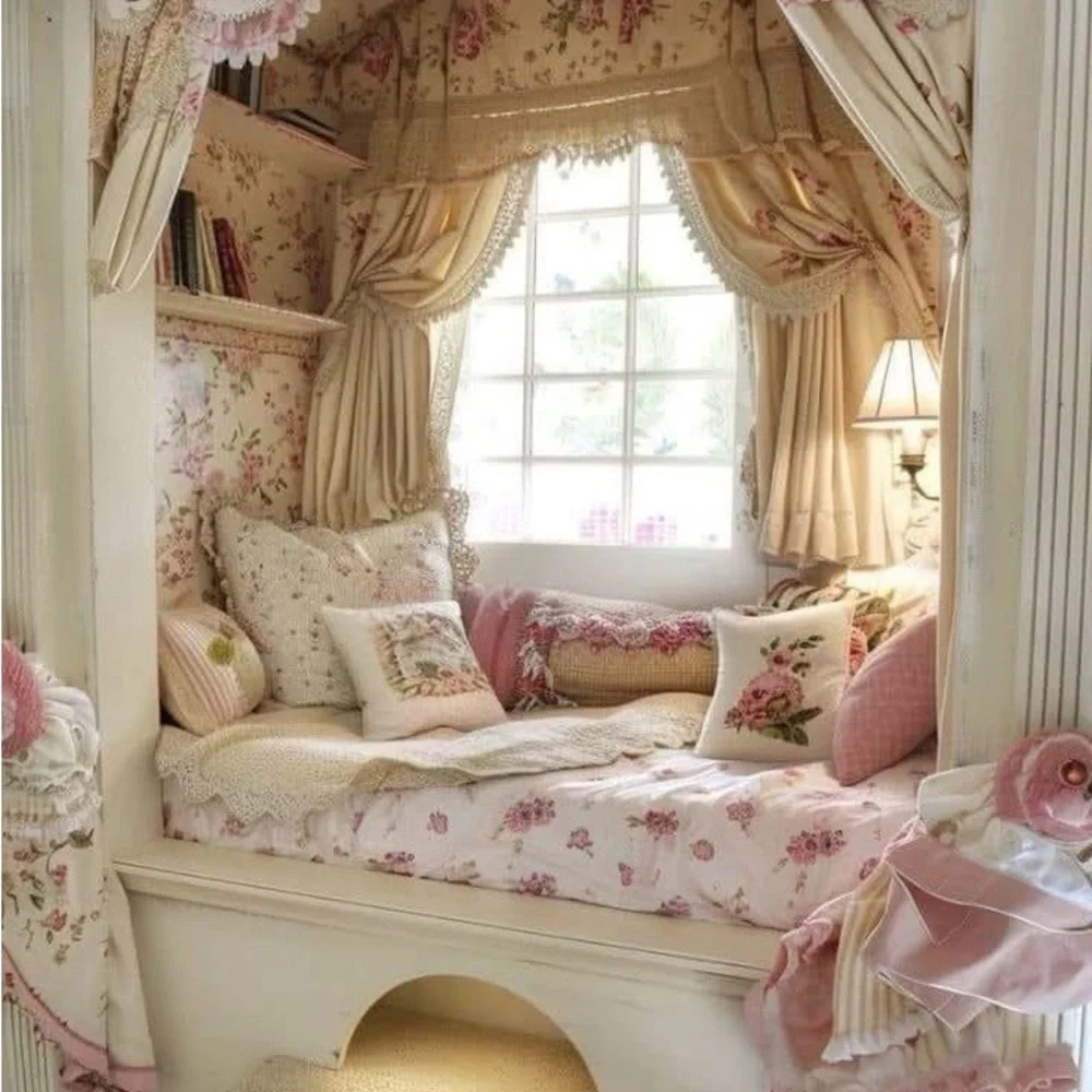 Rachel Ashwell Simply Shabby Chic  Rose White 2 Shame  100% Cotton
